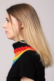 KNITTED RAINBOW SCARF